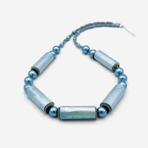 Silver Hues Statement Necklace