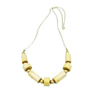 Soft Tones of Beige Necklace