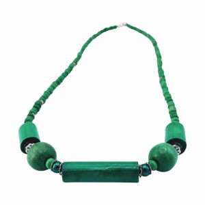 Dark Green bold necklace