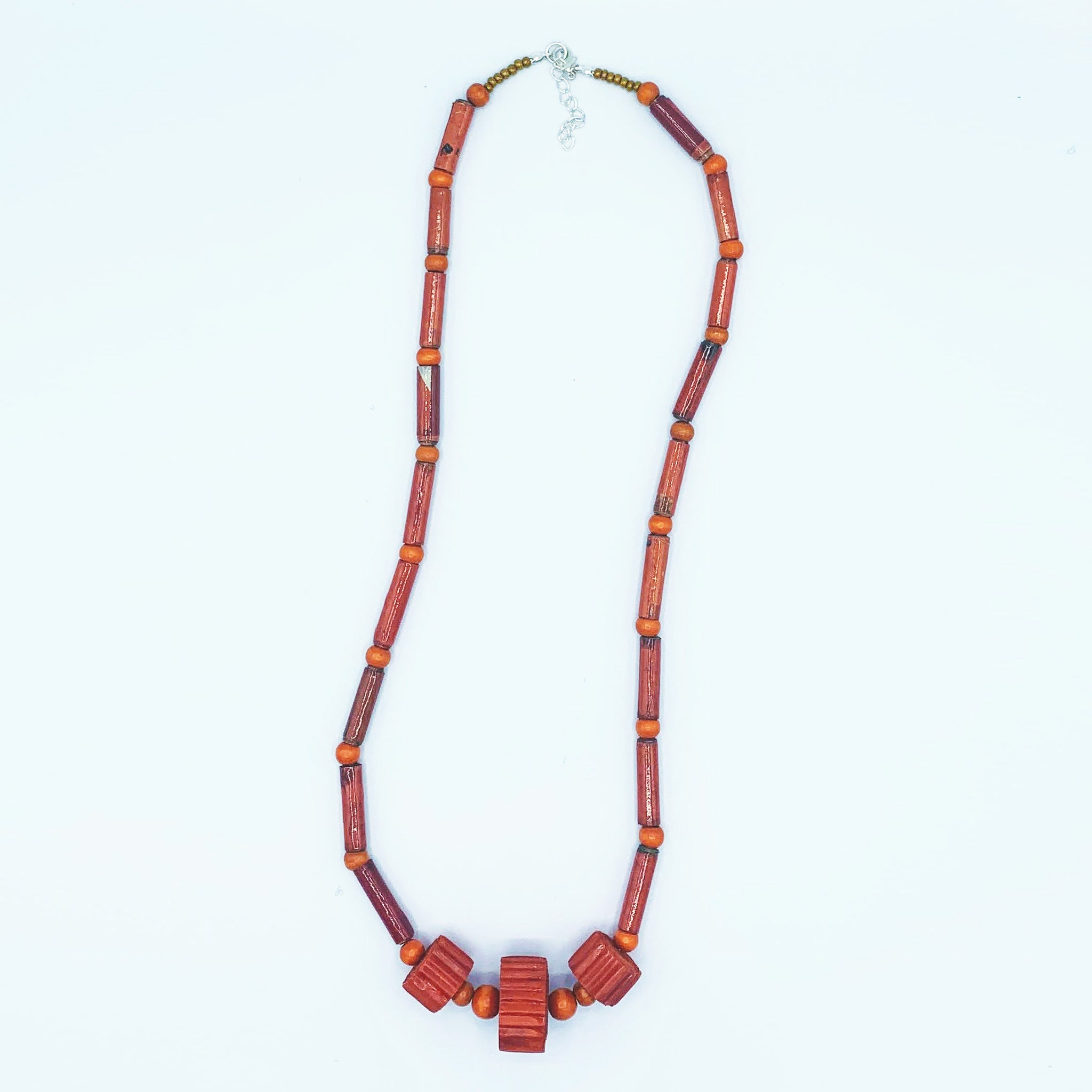 Tangerine color Necklace - Image 2