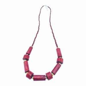 Crimson Red Necklace