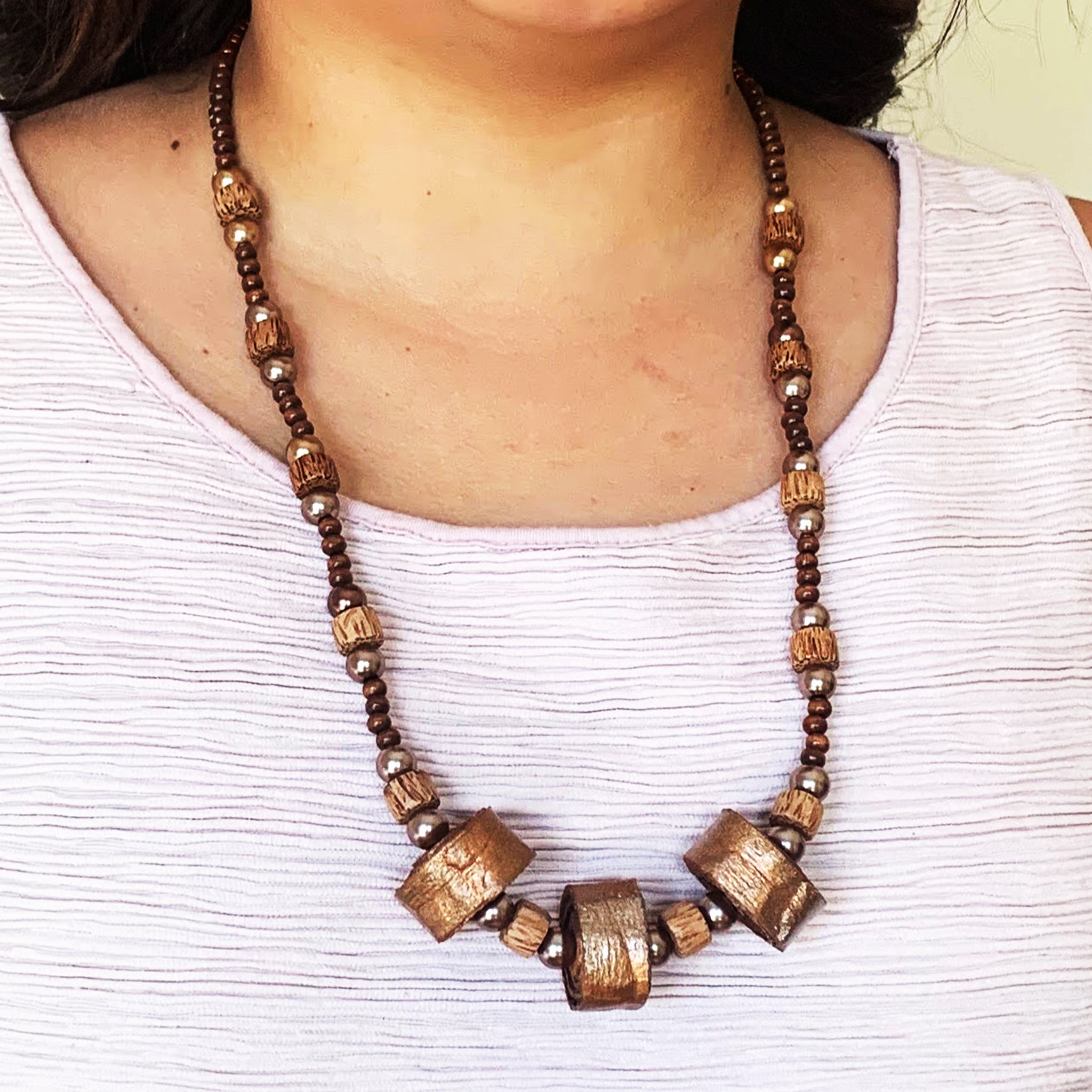 Bronze Hues Necklace - Image 4