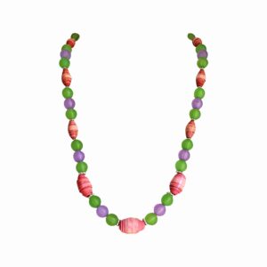 Pink, Green and Purple Necklace