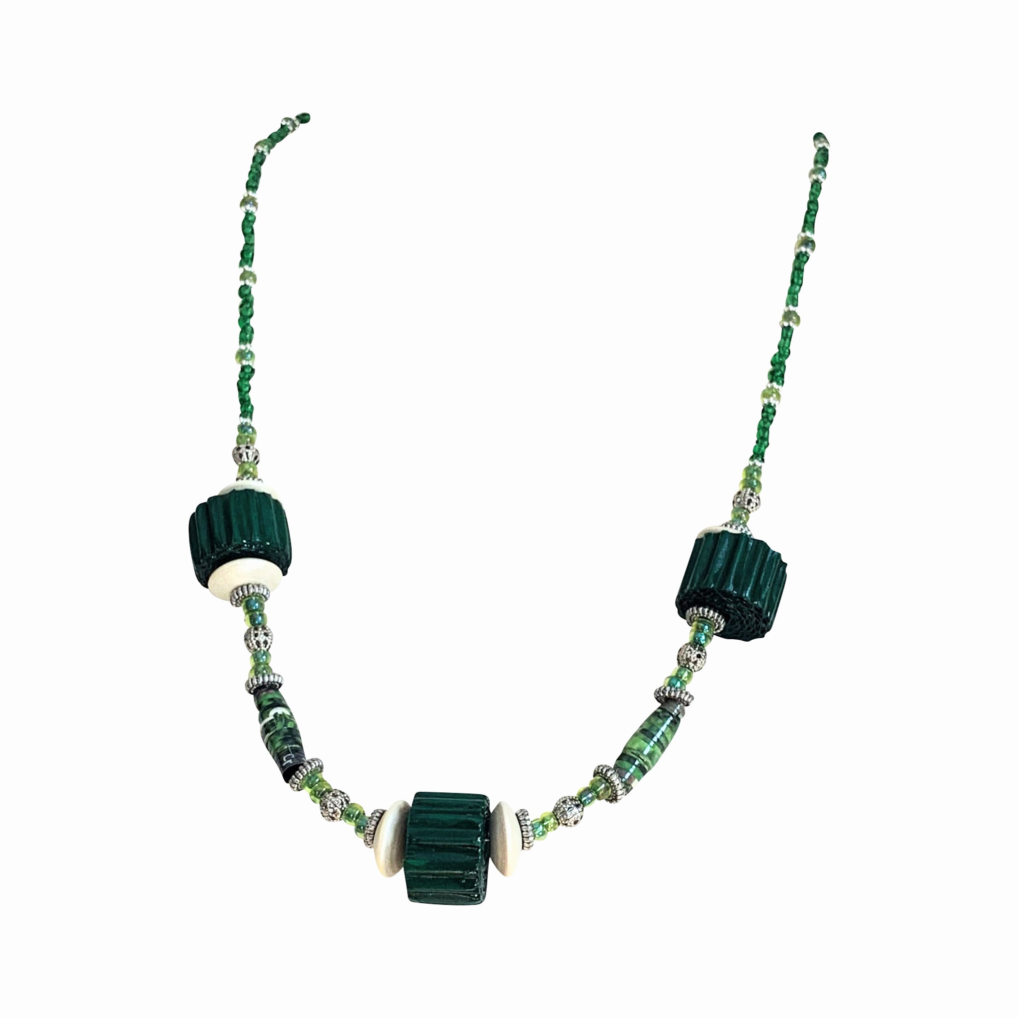 Dark Green Necklace