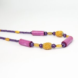 Purple and Gold Hues Necklace