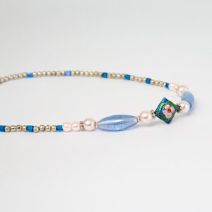 Sheba Blue and Rose Necklace