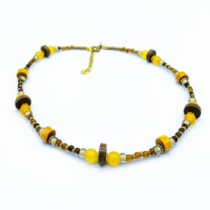 Earth tones necklace