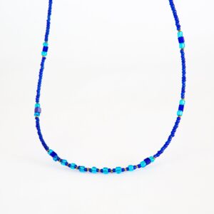 Night blue and Aqua Necklace