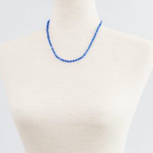 Frosted Royal Blue Necklace